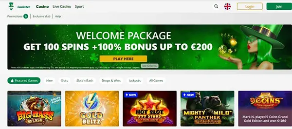 Luckster Casino Bonus