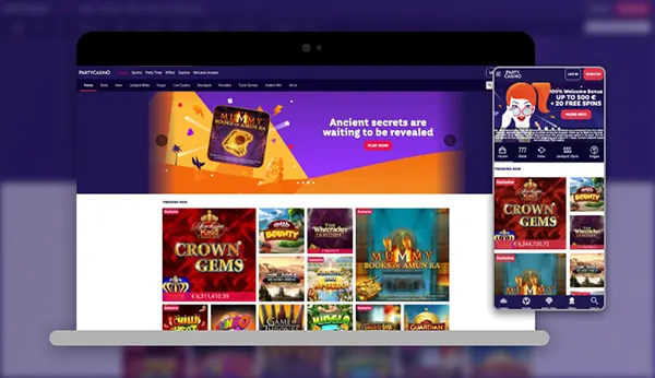 Jogos de casino PartyCasino